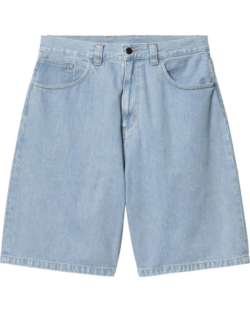 CARHARTT PANTALON CORTO VAQUERO BRANDON SHORT BLUE HEAVY STONE BLEACH
