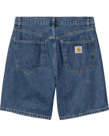 CARHARTT PANTALON CORTO VAQUERO NOLAN SHORT BLUE HEAVY STONE WASH