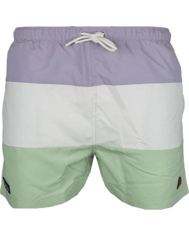 ELLESSE BANADOR CIELO SWIM SHORTS LAVENDER OFF WHITE MULTICOLOR