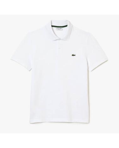 LACOSTE POLO REGULAR FIT EN ALGODON STRETCH ECOLOGICO WHITE MULTICOLOR