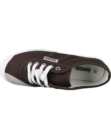 KAWASAKI ORIGINAL CANVAS SHOE K192495 5045 CHOCOLATE BROWN
