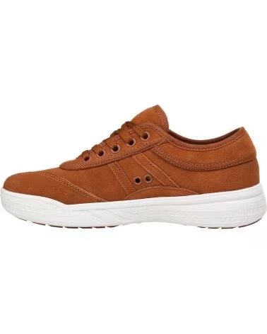 KAWASAKI LEAP SUEDE SHOE K204414 5069 ADOBE BROWN