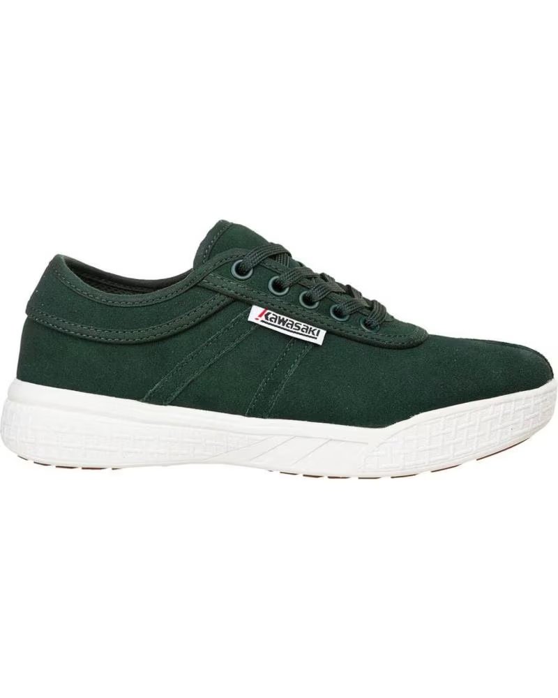 KAWASAKI LEAP SUEDE SHOE K204414 3053 DEEP FOREST GREEN