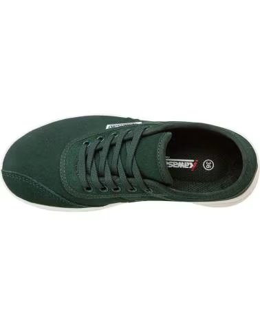 KAWASAKI LEAP SUEDE SHOE K204414 3053 DEEP FOREST GREEN