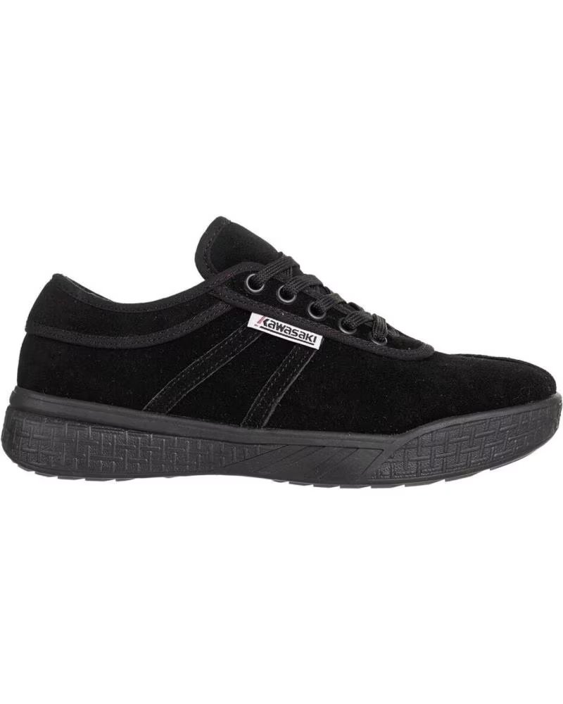 KAWASAKI LEAP SUEDE SHOE K204414 1001S SOLID BLACK