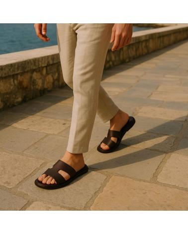 SANDALI DUCA DI MORRONE PATRIZIO-VIT MARRONE BROWN