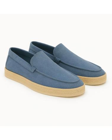 MOCASSINO DUCA DI MORRONE EUGENIO-CAM BLU DA UOMO BLUE