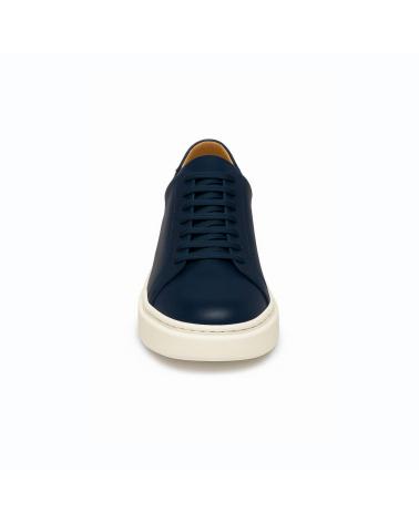 SNEAKERS DUCA DI MORRONE FABRIZIOPELLE IN PELLE BLU BLUE