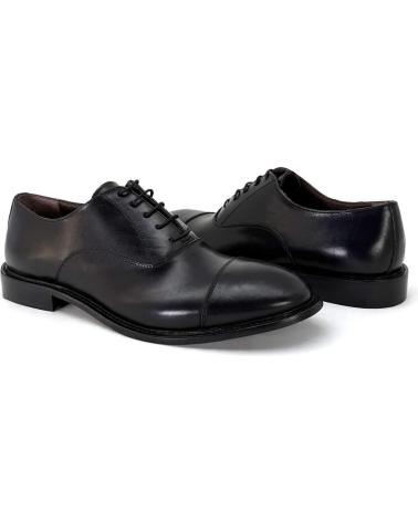 SCARPE OXFORD IN PELLE DUCA DI MORRONE AMEDEO NERO BLACK