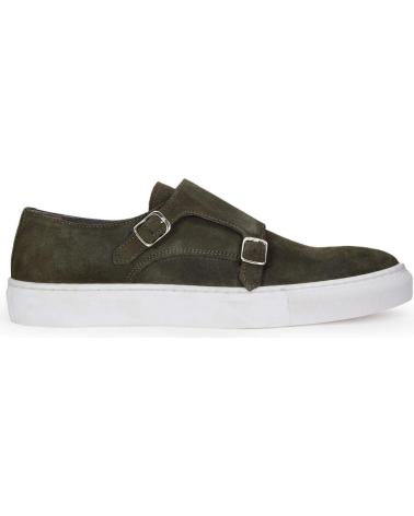 Inizio-DUCA-DI-MORRONE-SNEAKERS DUCA DI MORRONE GUGLIELMO-CAM VERDE CON DOPPIA FIBBIA-GREEN