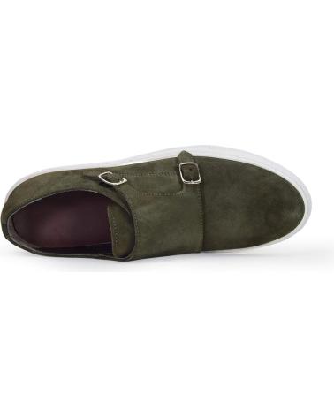 Inizio-DUCA-DI-MORRONE-SNEAKERS DUCA DI MORRONE GUGLIELMO-CAM VERDE CON DOPPIA FIBBIA-GREEN