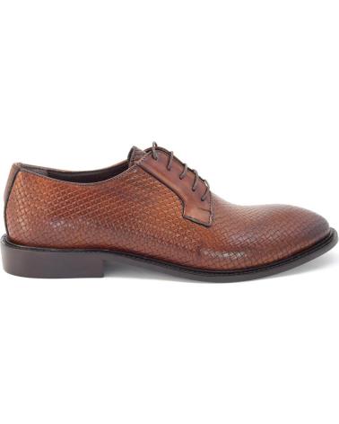 DUCA DI MORRONE FILIBERTO-INT SCARPE OXFORD IN PELLE MARRONE BROWN