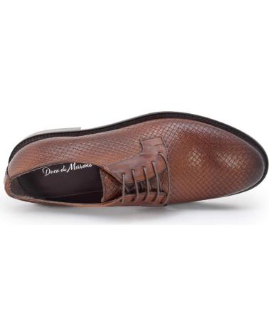 DUCA DI MORRONE FILIBERTO-INT SCARPE OXFORD IN PELLE MARRONE BROWN
