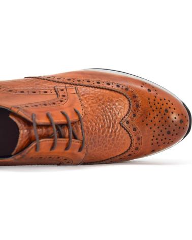 SCARPE OXFORD DUCA DI MORRONE GIUSEPPE BROGUE MARRONE COGNAC BROWN