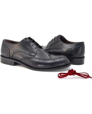 SCARPE BROGUE DUCA DI MORRONE LUDOVICO NERE BLACK