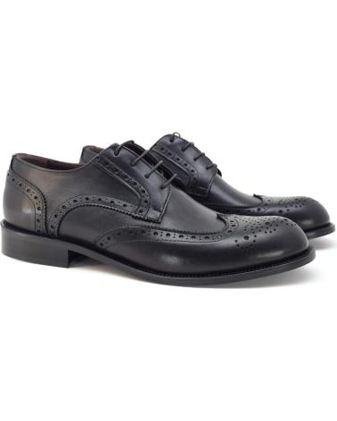 SCARPE BROGUE DUCA DI MORRONE LUDOVICO NERE BLACK