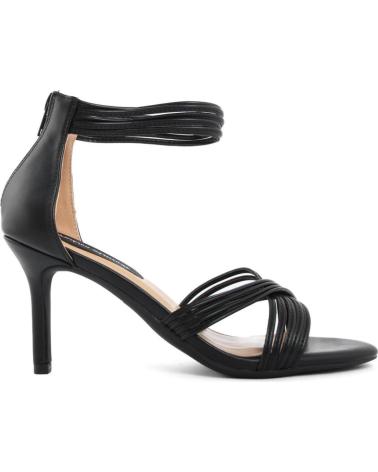 FASHION ATTITUDE FAMMBA133 NERO – SANDALI CON TACCO E FASCETTE BLACK