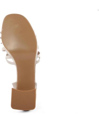 SANDALO CON TACCO FASHION ATTITUDE FAMMBA110 MARRONE CON PLATEAU BROWN
