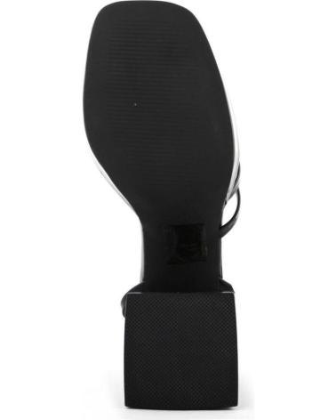 SANDALO CON TACCO FASHION ATTITUDE FAMH281 NERO CLASSICO CON PLATEAU BLACK
