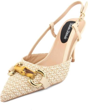 DÉCOLLETÉ SLINGBACK FASHION ATTITUDE FAMBMA55 MARRONE CON FIBBIA DECORATIVA BROWN