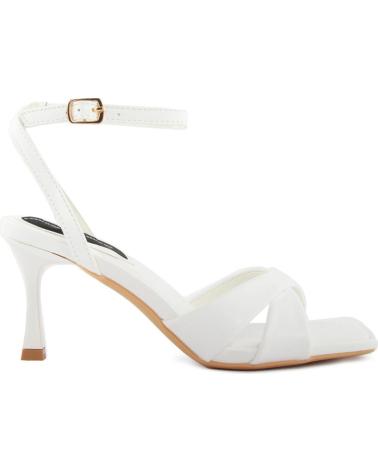 SANDALI CON TACCO FASHION ATTITUDE FAM95237 BIANCHI CON CINTURINO ALLA CAVIGLIA WHITE