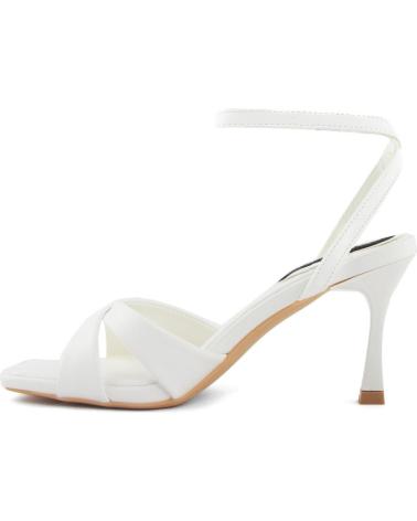 SANDALI CON TACCO FASHION ATTITUDE FAM95237 BIANCHI CON CINTURINO ALLA CAVIGLIA WHITE