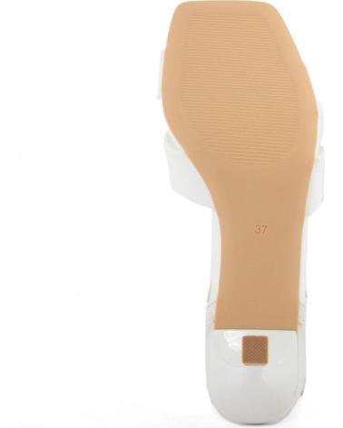 SANDALI CON TACCO FASHION ATTITUDE FAM95237 BIANCHI CON CINTURINO ALLA CAVIGLIA WHITE