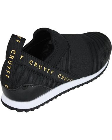 SNEAKERS UNISEX CRUYFF ELASTICO CC7574201 NERO ORO 490 BLACK-GOLD