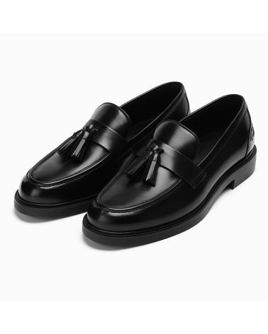 MOCASSINO DUCA DI MORRONE ASCANIOPELLE IN PELLE NERA BLACK