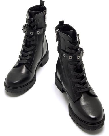 Inizio-MTNG-STIVALI STILE MILITARE MTNG 54771 NERI CON FIBBIE-NEGRO