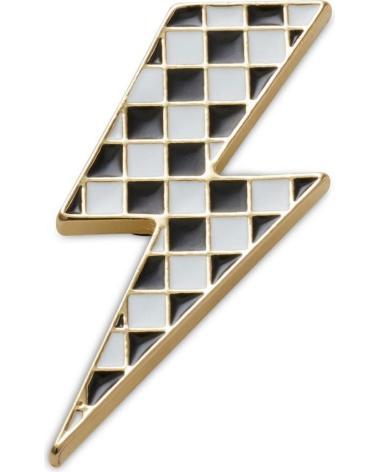 CROCS JIBBITZ PIN FULMINE A SCACCHI BIANCO MULTI MULTI