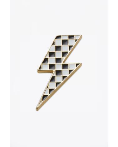 CROCS JIBBITZ PIN FULMINE A SCACCHI BIANCO MULTI MULTI