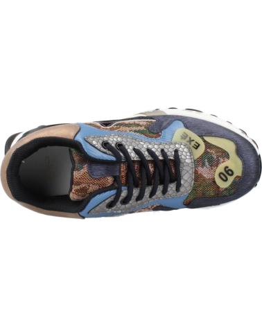 SNEAKERS URBANE EXE D190608-13E BLU NERO BLU PU BLACK BLUE