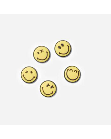 CROCS PINS MUJER MODELO SMILEYWORLD 5PCK COLOR AMARILLO MULTI