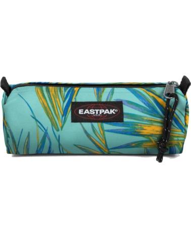 ESTUCHE ESCOLAR EASTPAK BENCHMARK SINGLE FLORAL AQUA AQUA