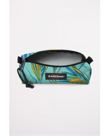 ESTUCHE ESCOLAR EASTPAK BENCHMARK SINGLE FLORAL AQUA AQUA