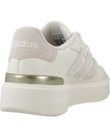 ADIDAS ZAPATILLAS MUJER MODELO COURTBLOCK BOLD COLOR BEIS WHITE