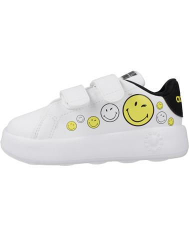ADIDAS ZAPATILLAS NINO MODELO ADVANTAGE SMILEY CF COLOR BLANCO WHIT WHITE