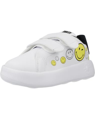 ADIDAS ZAPATILLAS NINO MODELO ADVANTAGE SMILEY CF COLOR BLANCO WHIT WHITE