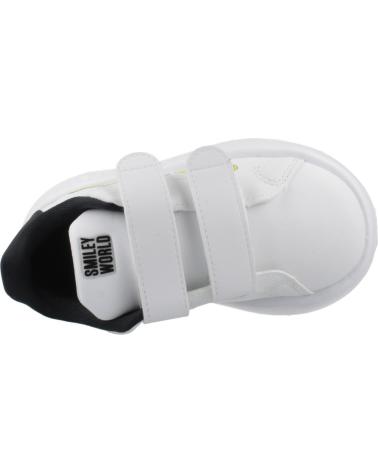 ADIDAS ZAPATILLAS NINO MODELO ADVANTAGE SMILEY CF COLOR BLANCO WHIT WHITE