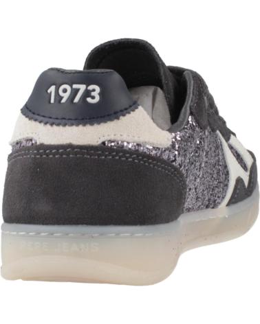 PEPE JEANS ZAPATILLAS MUJER MODELO BALL GLITTER W COLOR GRIS 990WASHED