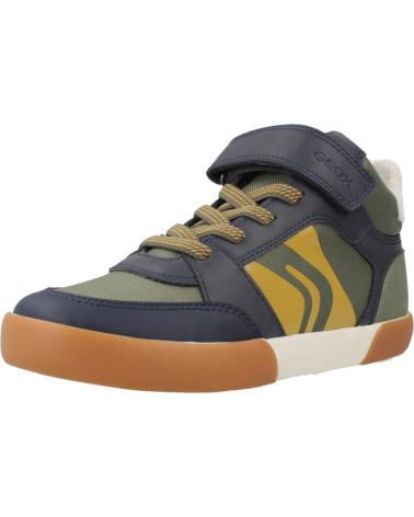 GEOX ZAPATILLAS NINO MODELO J GISLI BOY COLOR VERDE C0938
