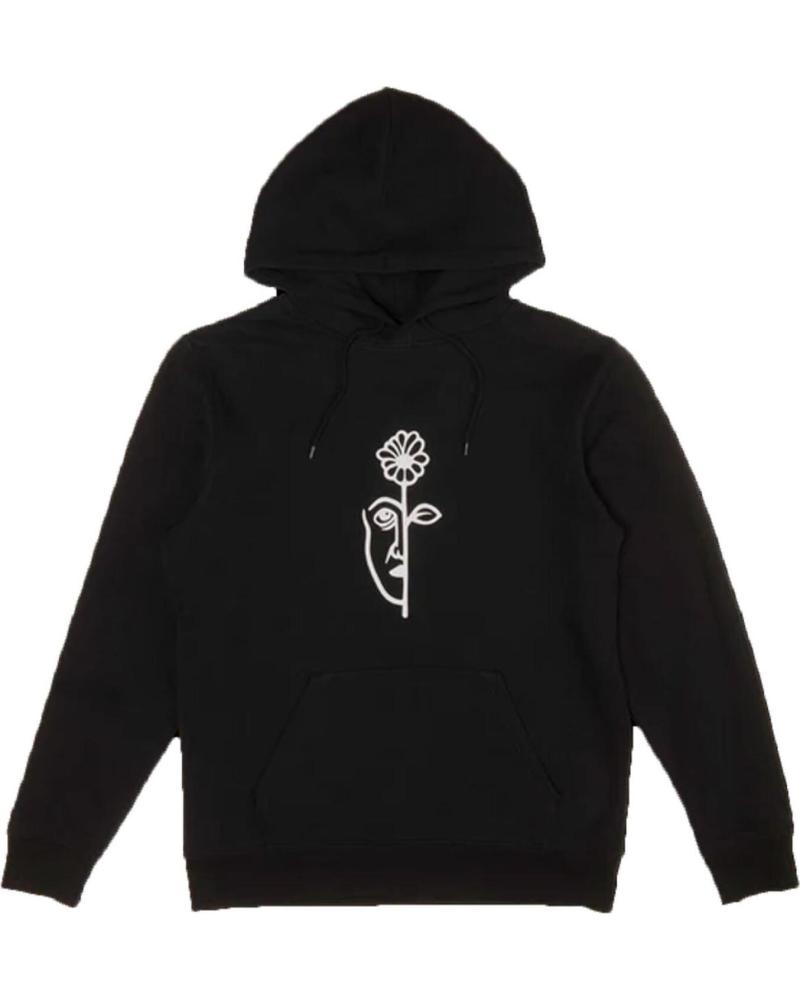 SWEAT À CAPUCHE AND FEELINGS SPLIT HOODIE NOIR NAN