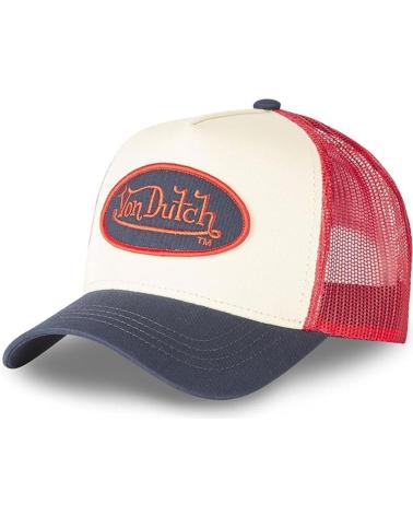 VON DUTCH LOGO TRUCKER CAP BEIGE SCHWARZ NAN