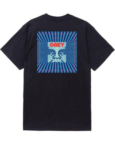 CAMISETA OBEY DISINFORMATION RESISTANCE PRETA NAN