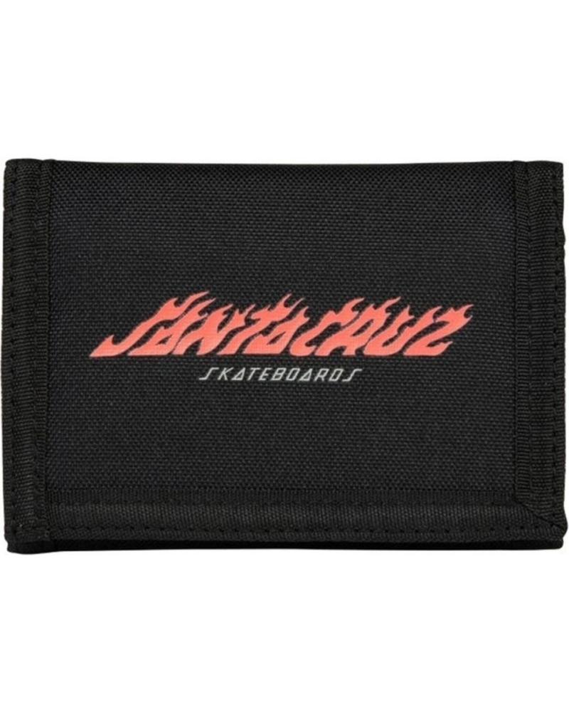 CARTERA SANTA CRUZ FLAME STRIP WALLET NEGRA NAN