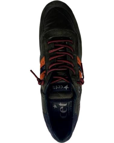 CETTI SNEAKER CASUAL SCAMOSCIATA MARRONE MARRóN
