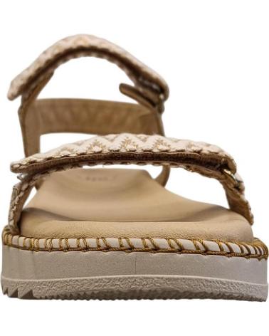 SANDALI CON ZEPPA HELLO COMFORT 6019 BEIGE BEIGE