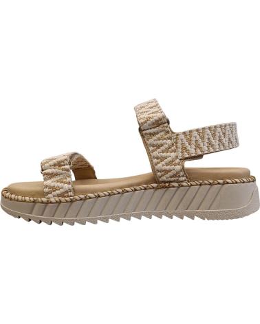 SANDALI CON ZEPPA HELLO COMFORT 6019 BEIGE BEIGE
