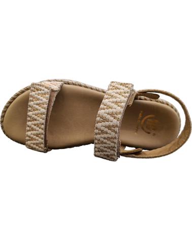 SANDALI CON ZEPPA HELLO COMFORT 6019 BEIGE BEIGE